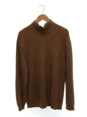 セーター(厚手)/L/コットン/BRW/BBM-6652-B