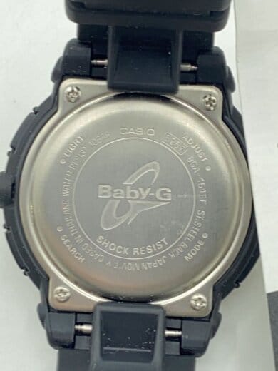 商品画像：クォーツ腕時計・Baby-G/デジアナ/ラバー/CRM/BLK 3