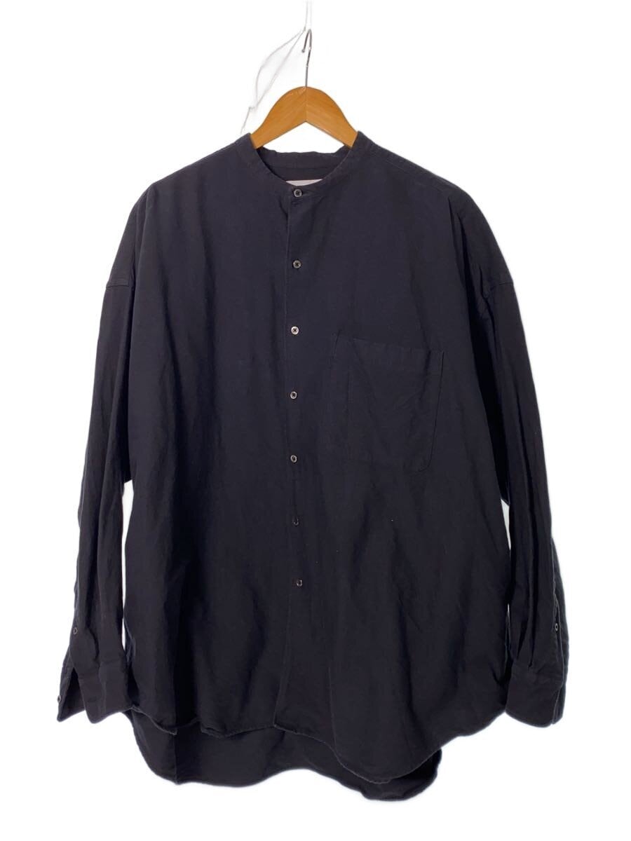 Graphpaper / 長袖シャツ/FREE/コットン/BLK/無地/GM213-50137B/襟・袖口色落ち有