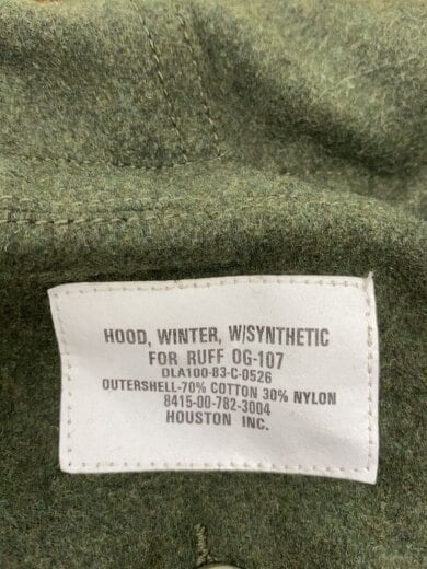 商品画像：コート/S/コットン/KHK/8415-00-782-3217 4