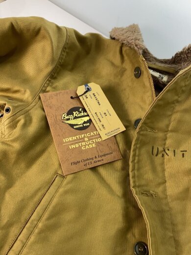 商品画像：ジャケット/38/コットン/KHK/無地/BR15766/Type N-1 Khaki DEMOTEX-ED ST 8