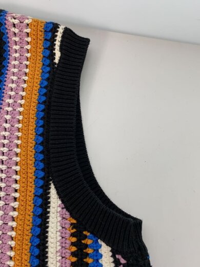 商品画像：ニットベスト(薄手)/--/ポリエステル/マルチカラー/無地/8618-199-0113 5