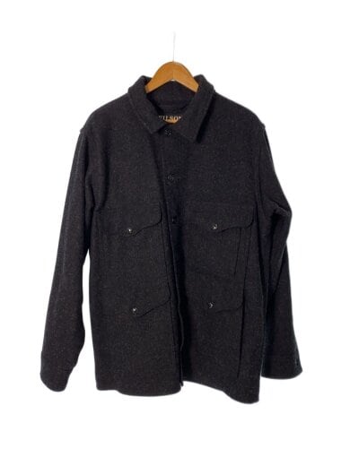 商品画像：ジャケット/M/ウール/GRY/無地/8043-45-00006 1