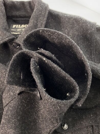 商品画像：ジャケット/M/ウール/GRY/無地/8043-45-00006 4