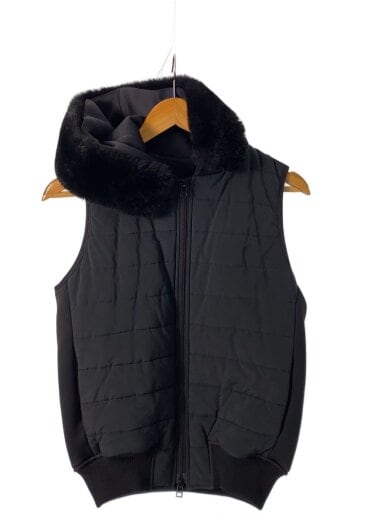 商品画像：ダウンベスト/38/ポリエステル/BLK/無地/0505-350-193 1