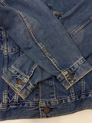 画像：Levi’s90s USA製Gジャンデニムジャケット/ボタン裏刻印715/IDG/70505-02176