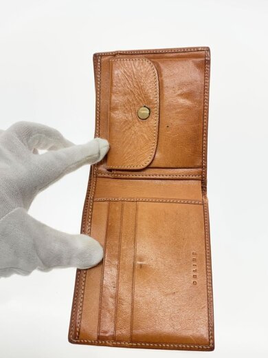 商品画像：2つ折り財布/レザー/BRW/総柄/メンズ 4