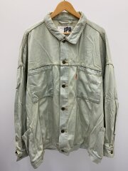 USED加工Gジャン/デニムジャケット/XL/コットン/BLU