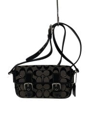 ミニ・フィールド_シグネチャー/キャンバス/BLK/総柄