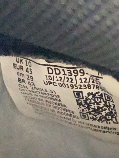 商品画像：ハイカットスニーカー/29cm/WHT/PVC/DD1399-105 5