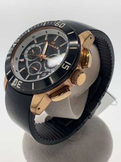 商品画像：クォーツ腕時計/アナログ/ラバー/BLK/BLK/WF8R036ZE 2