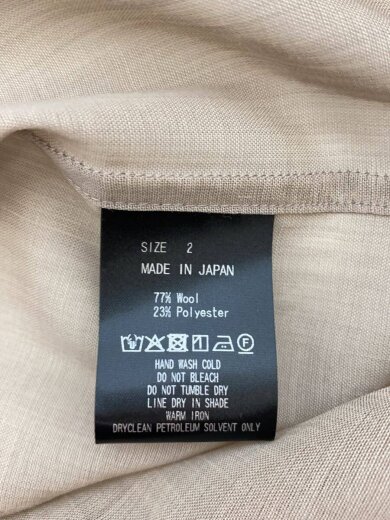 商品画像：半袖シャツ/2/ウール/BEG/M25C92SH02B 4