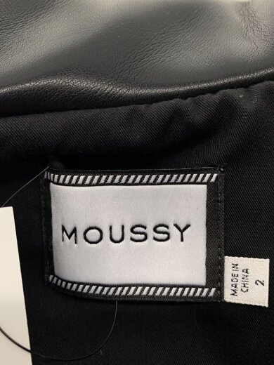 商品画像：レザージャケット・ブルゾン/2/フェイクレザー/BLK/010GAG30-5160 3