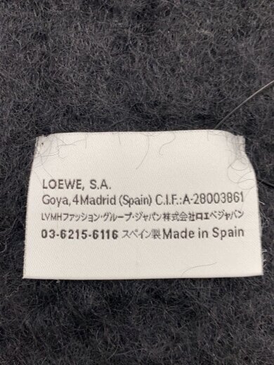 商品画像：マフラー/モヘア/BLK/無地/レディース/A-28003861// 3