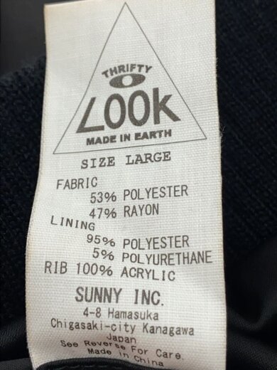 商品画像：ジャケット/L/ポリエステル/BLK/REVERSIBLE SOUVENIR GERMANY 1961 3