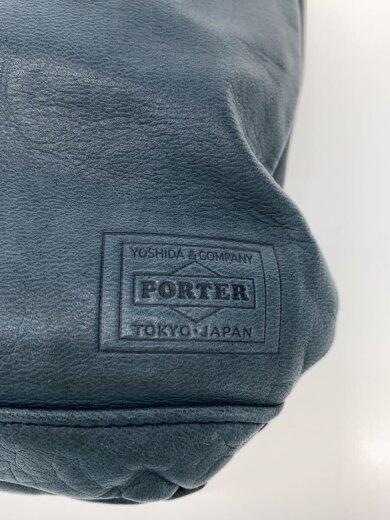 商品画像：ショルダーバッグ/レザー/BLU/無地/198-01309 5