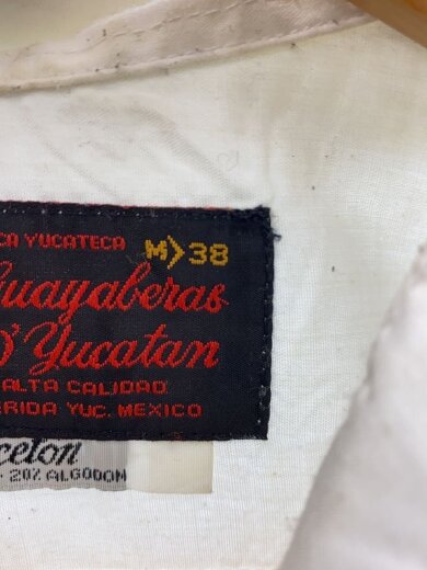 商品画像：Genuia De Yucatan/半袖シャツ/38/ポリエステル/WHT 4