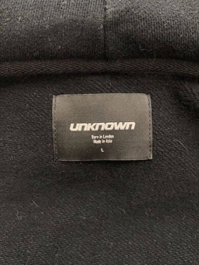 商品画像：ジップパーカー/L/コットン/BLK 4