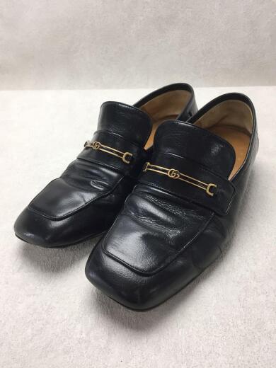 ホースビット/GG/19SS/内側使用感/ローファー/26cm/BLK/レザー/スクエアトゥ
