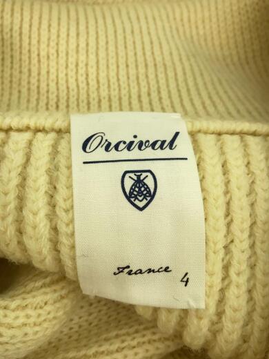 画像：ORCIVALショールカラーカーディガン/ニット/4/ウール/CRM/13A-UH-0033