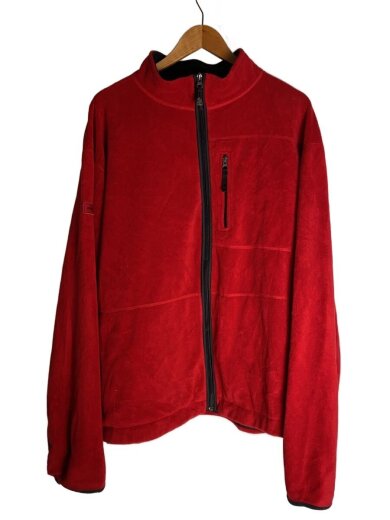 商品画像：90s/フリースジャケット/XXL/ポリエステル/RED/無地/ビッグサイズ/Archive 1
