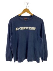 00s/旧タグ/長袖Tシャツ/M/コットン/NVY/無地