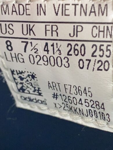 商品画像：ローカットスニーカー_FZ3645/26cm/BLK 5