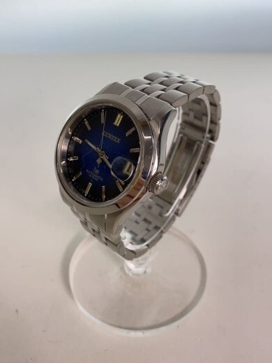 商品画像：自動巻腕時計/アナログ/NVY/SLV/S153M/裏蓋スケルトン 2