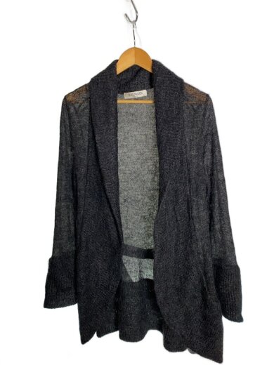 商品画像：カーディガン(薄手)/38/モヘア/BLK/無地/48091-20041 1