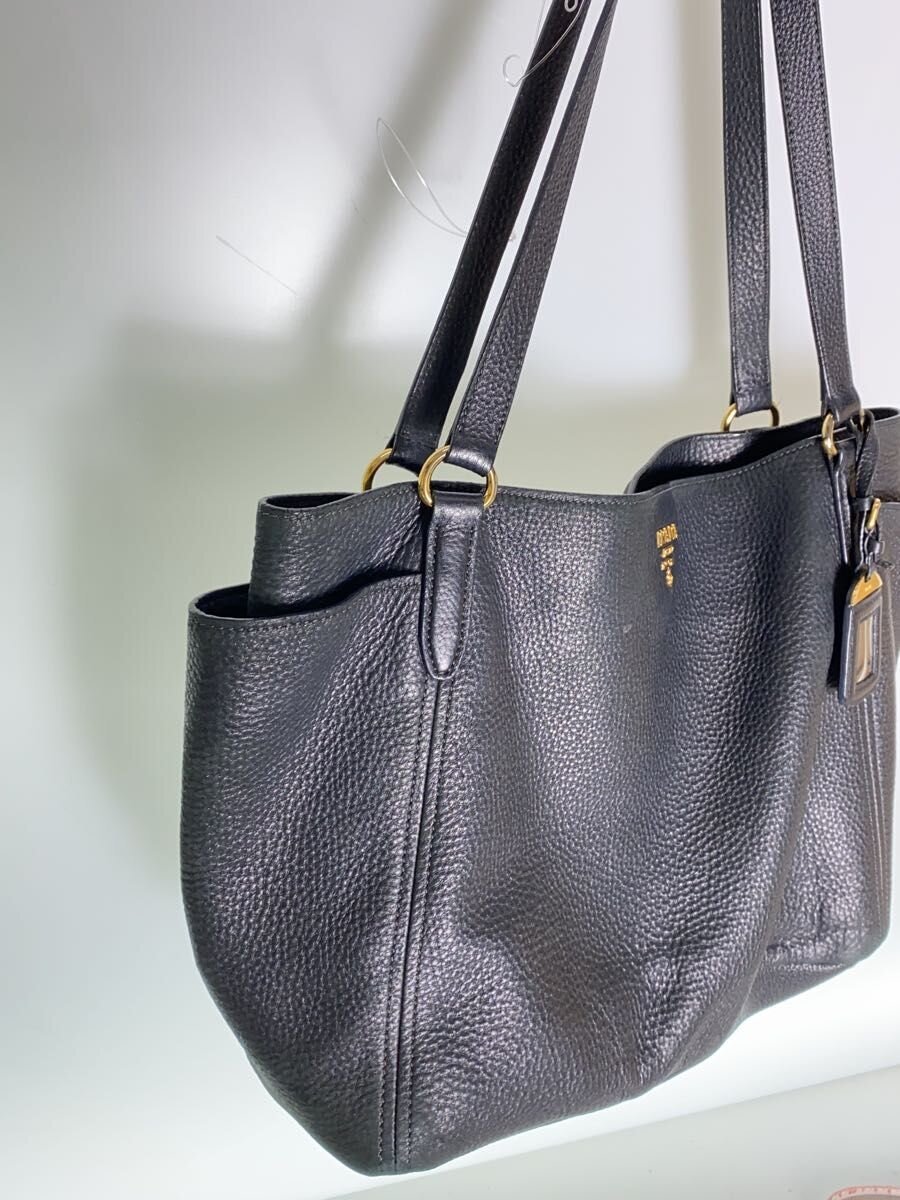 PRADA / 165/58/レザー/BLK