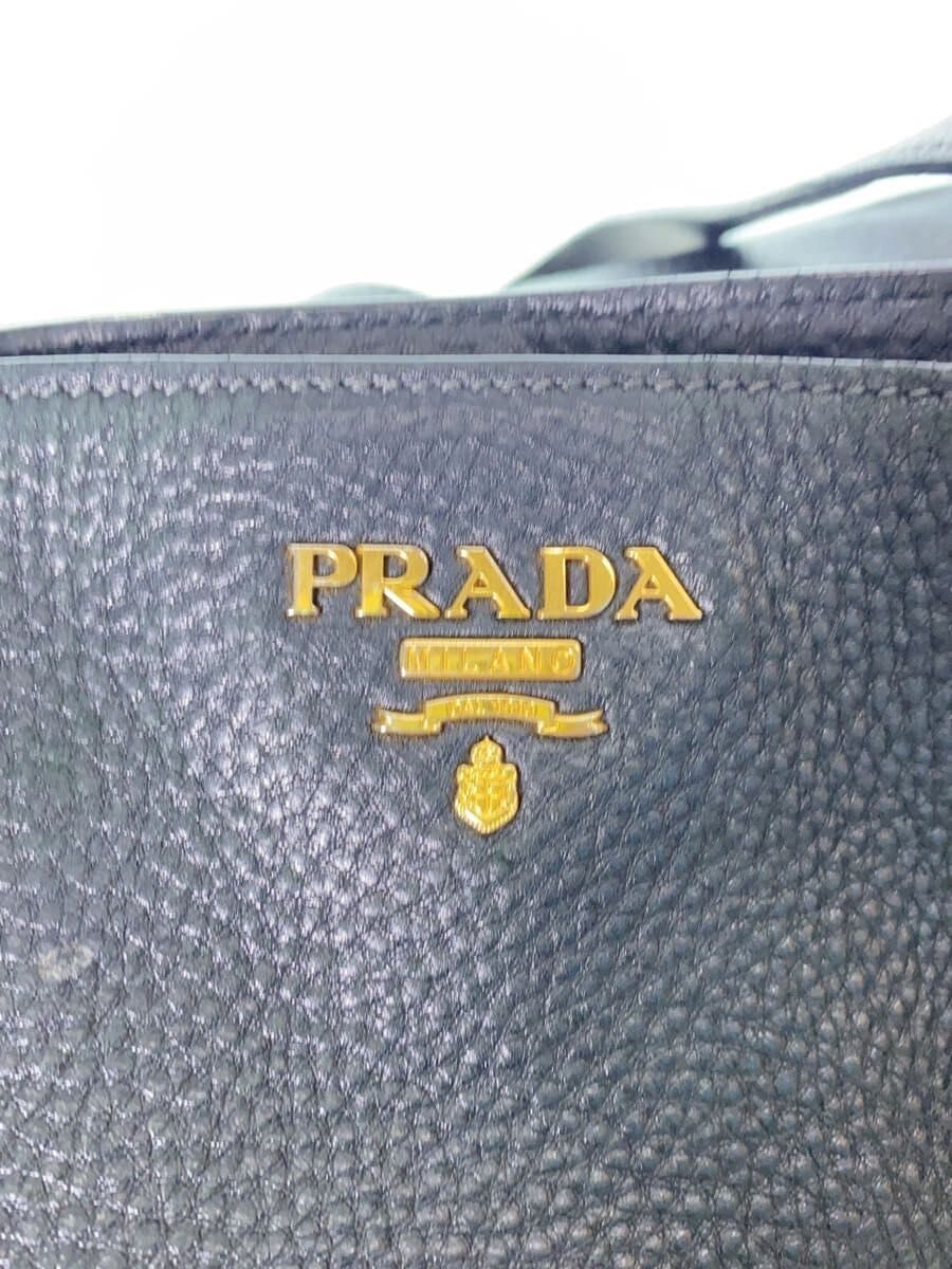 PRADA / 165/58/レザー/BLK