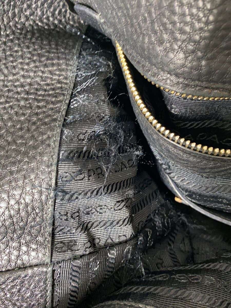 PRADA / 165/58/レザー/BLK