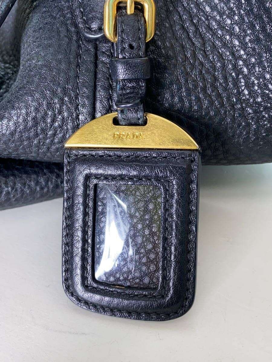 PRADA / 165/58/レザー/BLK