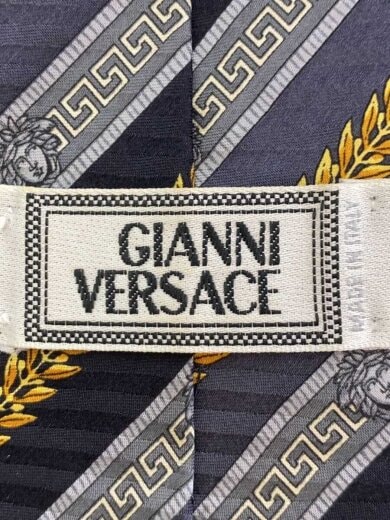 商品画像：ネクタイ/シルク/BLK/総柄/メンズ/メデューサ 2