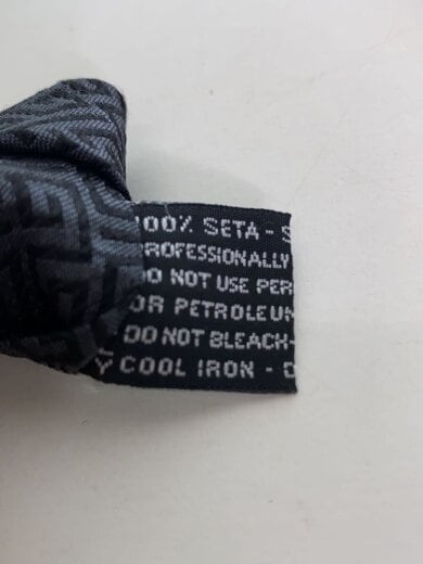 商品画像：ネクタイ/シルク/BLK/総柄/メンズ 5