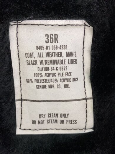 商品画像：ALL WEATHER/コート/36/アクリル/BLK 3