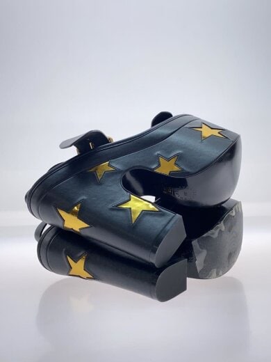 商品画像：プラットフォームサンダル/36/BLK/星柄/13㎝ヒール/厚底 4