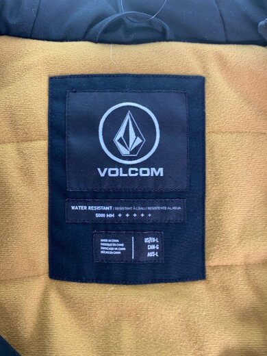 画像：VOLCOMジャケット/L/ポリエステル/BLK/無地/A17320103