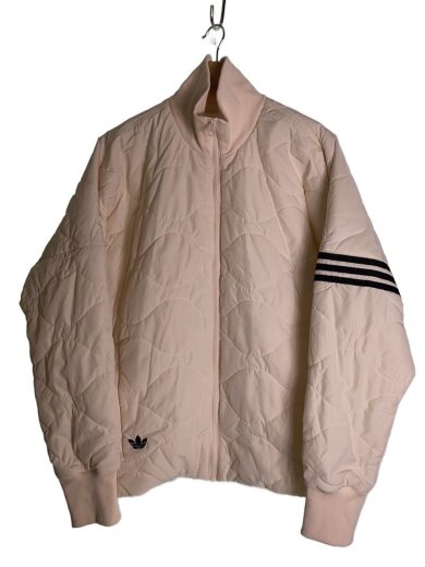 商品画像：キルティングジャケット/L/ポリエステル/WHT/無地/HS1581 1