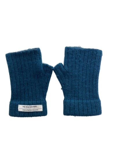 商品画像：手袋/アルパカ/GRN/無地/メンズ/フィンガーレス/BRUSHED HAND WARMER 1