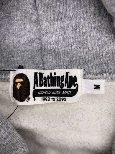 商品画像：パーカー/M/コットン/GRY/無地/袖汚れ 3