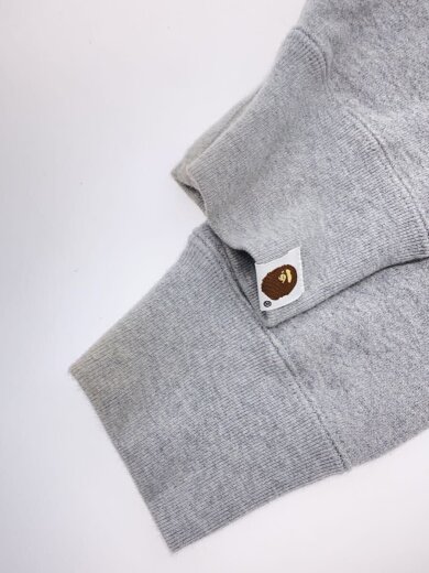 商品画像：パーカー/M/コットン/GRY/無地/袖汚れ 5