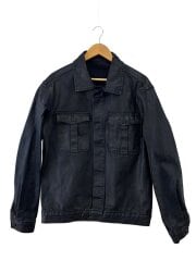 GALLIANO LANDOR/Gジャン/46/デニム/NVY/無地/コーティングデニムジャケット