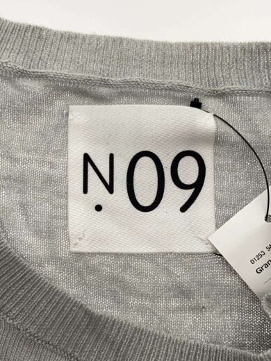 商品画像：ニット・セーター(薄手)/3/コットン/WHT/無地/LSM-1600-A 3