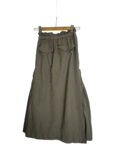 商品画像：ギミックロングスカート/38/ポリエステル/GRY/101602 2