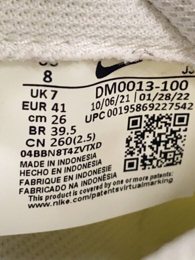 商品画像：AIR MAX DAWN_エア マックス ドーン/26cm/WHT 5