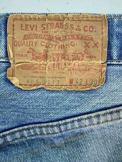 商品画像：70s/VT/505/シングル/実寸W40/デニム/インディゴ/スレ有 4