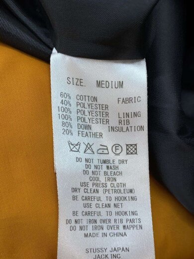 商品画像：ロングダウンジャケット/M/コットン/ORN/無地 4