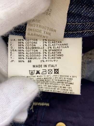 商品画像：ブーツカットパンツ/28/デニム/NVY/無地 6