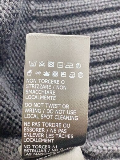 商品画像：カーディガン(厚手)/50/ウール/BLK/無地/812397 Z0229// 5